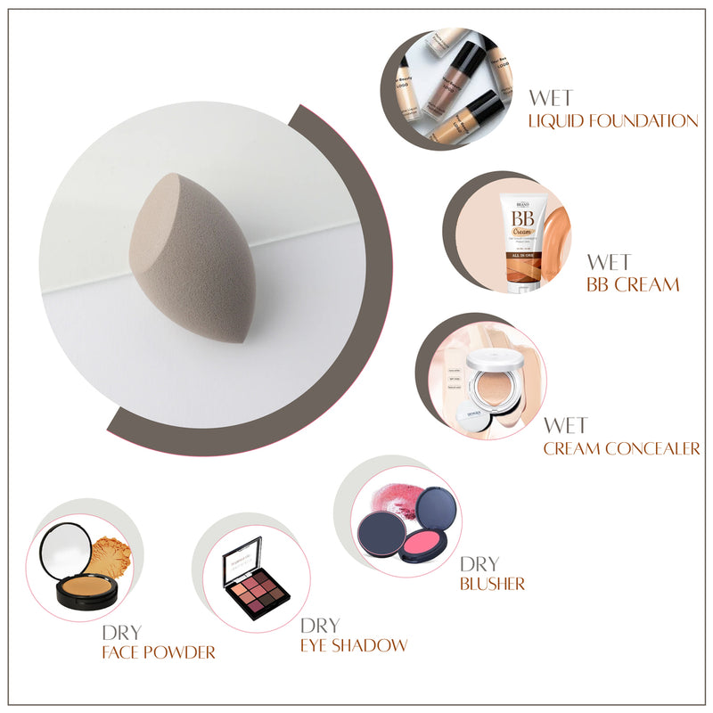 Beveled Edge Makeup Sponge